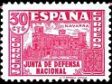 Spain 1936 Monumentos 30 CTS Rosa Edifil 808a. España 808a. Subida por susofe